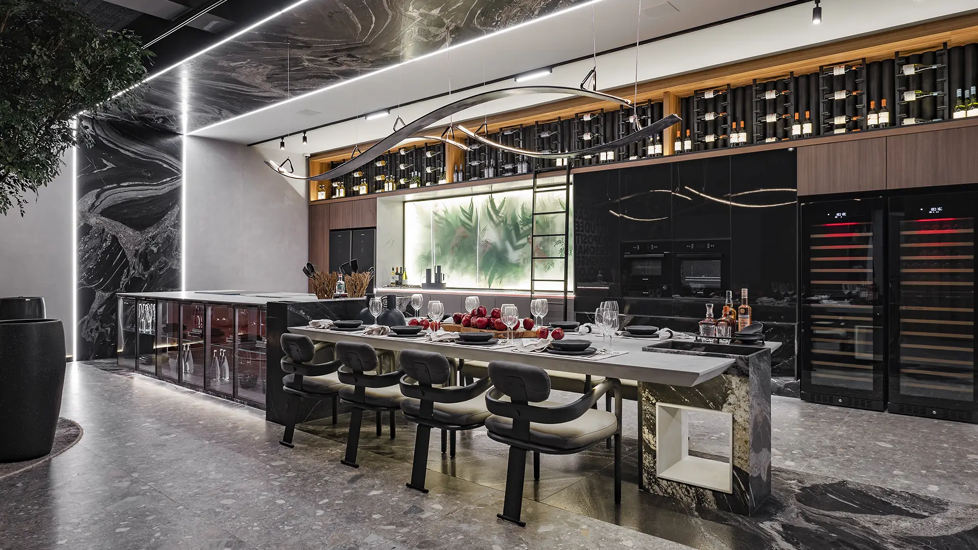 Essenza Casacor – Progetta Studio – Living Gourmet Jantar Adega Suspensa